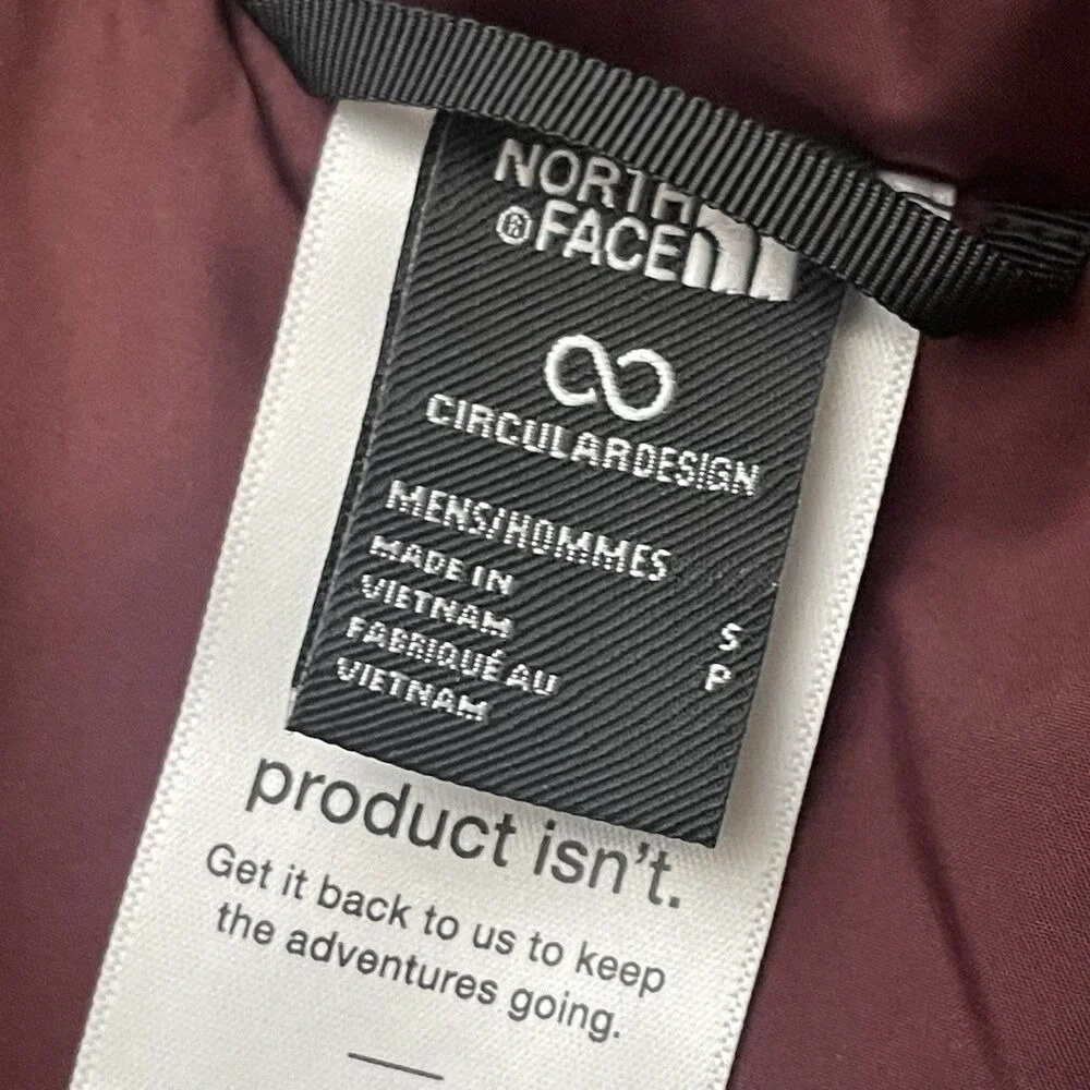 THE NORTH FACE Mens Junction Insulated Jacket Alpine Plum Small NEW Gorpcore